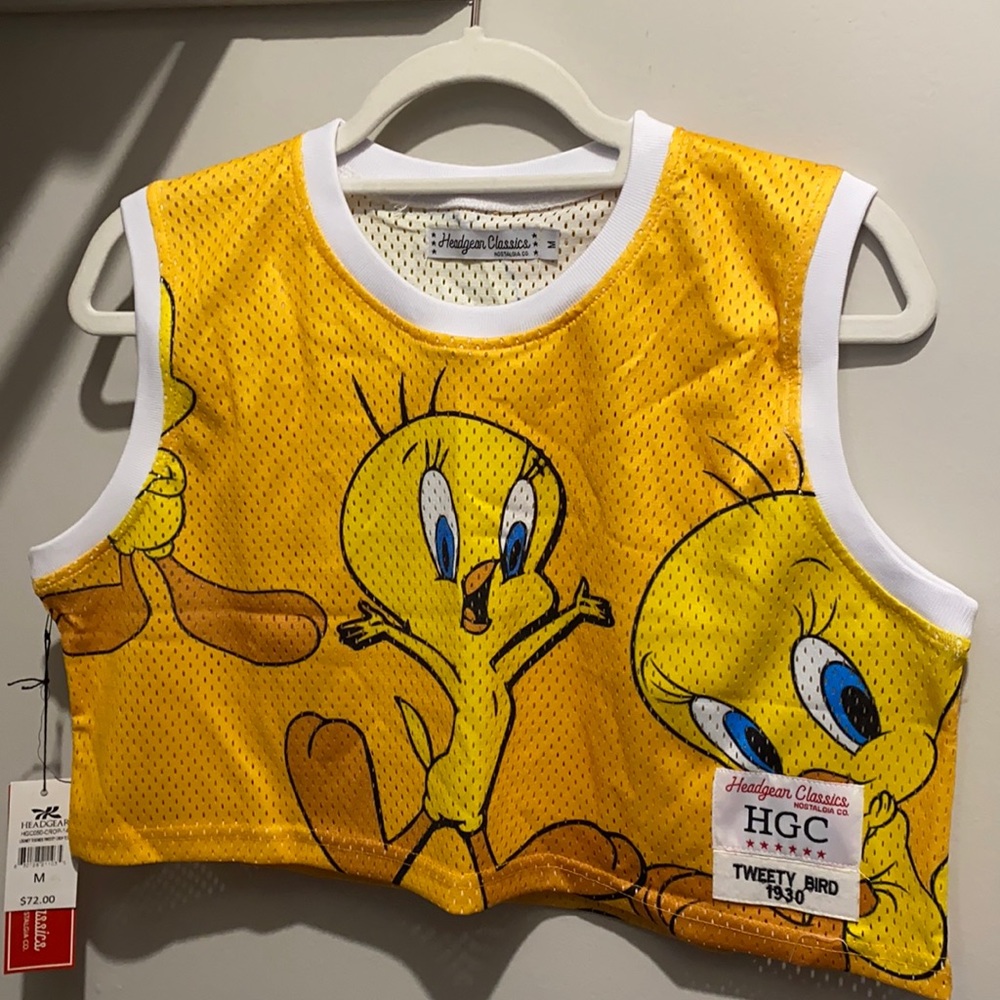 Tweety Bird Crop Top (medium)